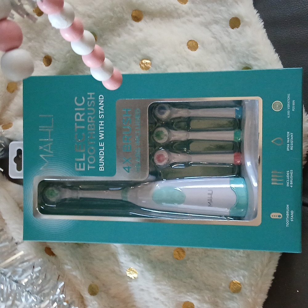 Mahali Electric toothbrush.